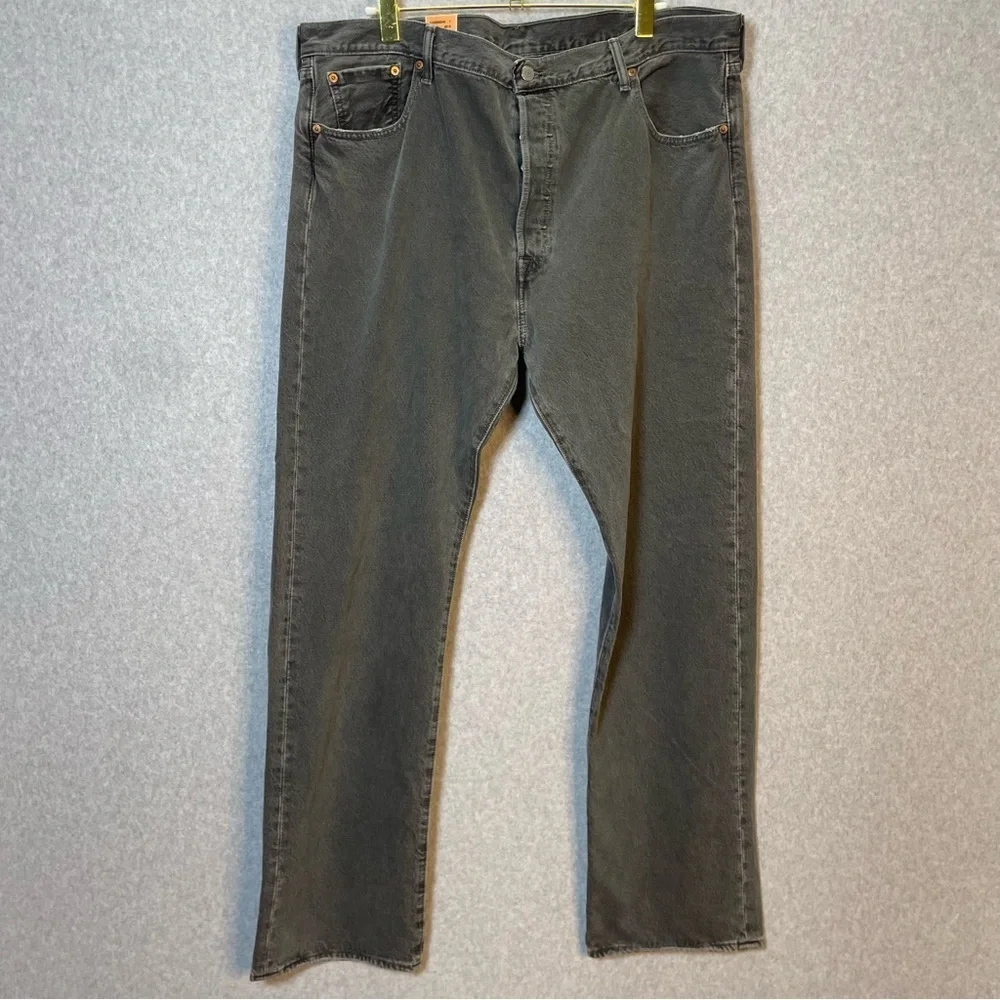 Levi’s 501 Gray Button Fly Denim Jeans